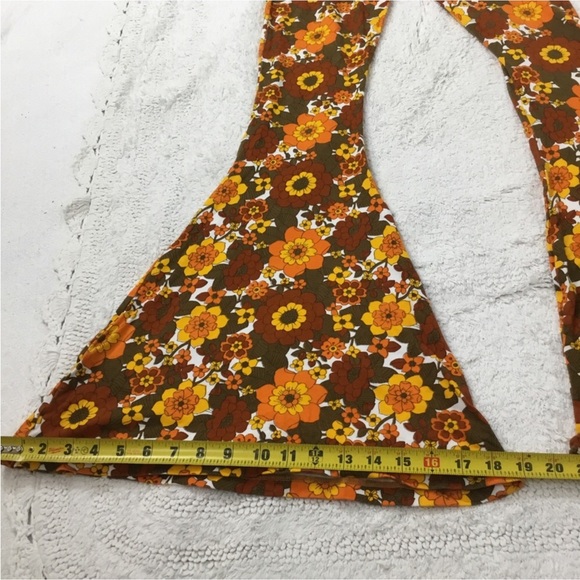 HER PONY MARGAUX Retro Look Festival Flare Pants US size 6 - Picture 3 of 15